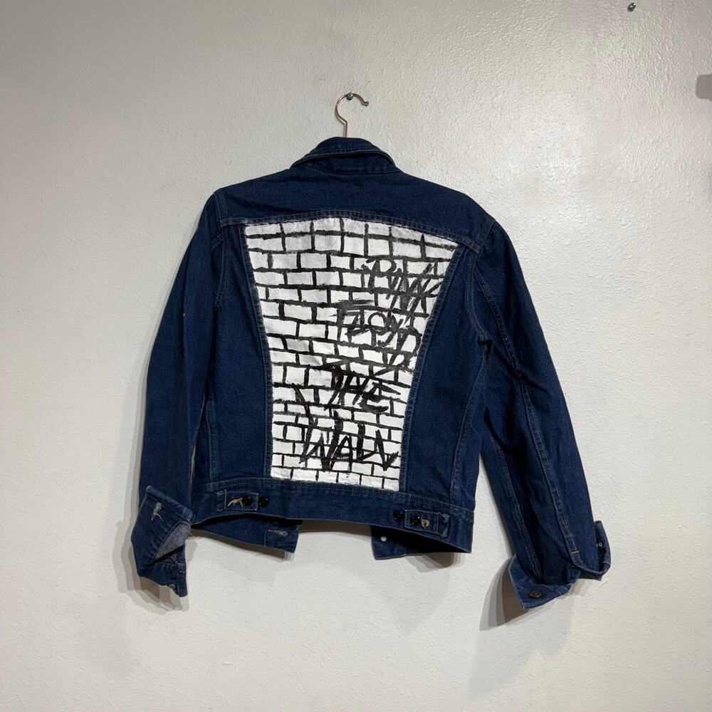 Lee Custom Pink Floyd Jean Jacket Sz S - Picture 8 of 11